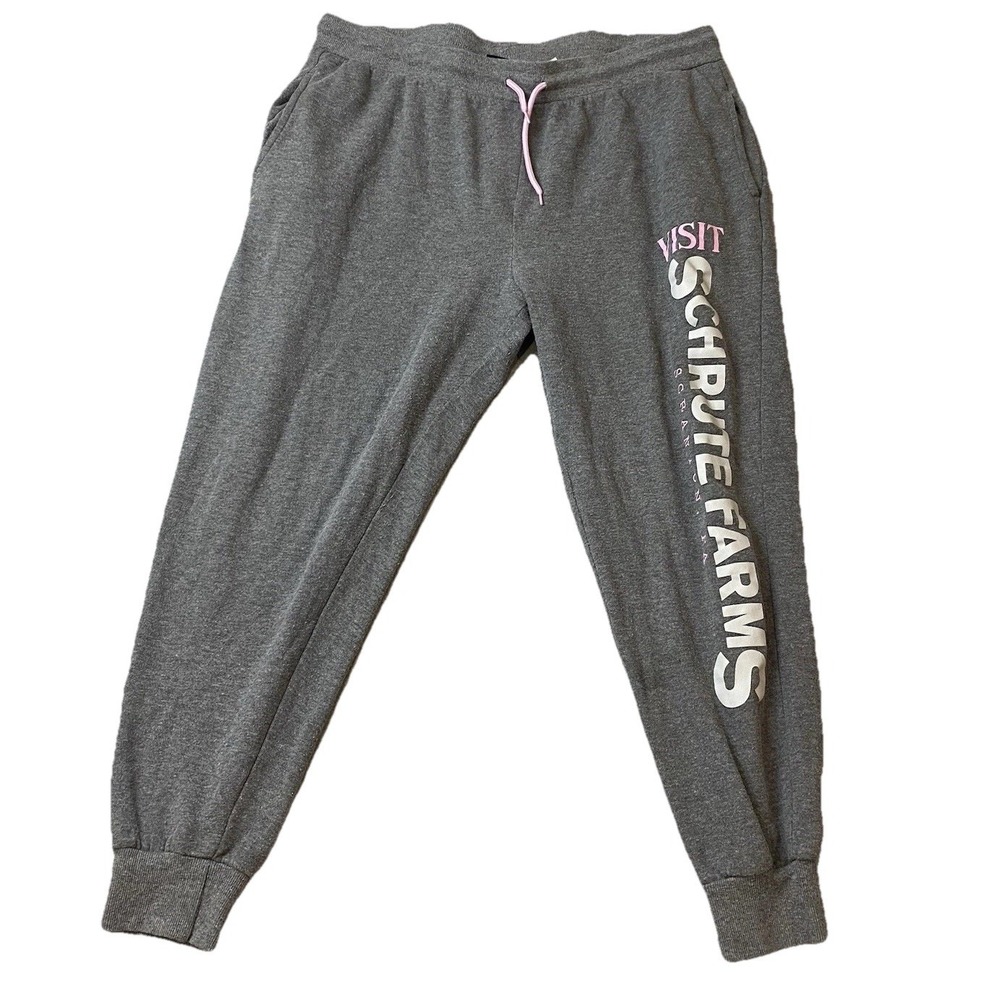 The Office Visit Schrute Farms Jogger Sweatpants Dwight Schrute Scranton PA 3XL